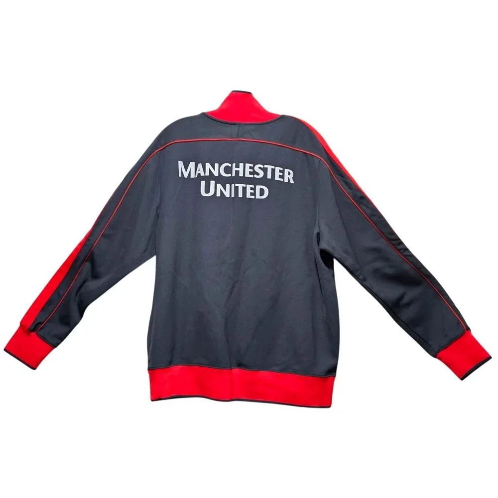 Nike Manchester United Track Jacket XL Gray/Red - Picture 3 of 8